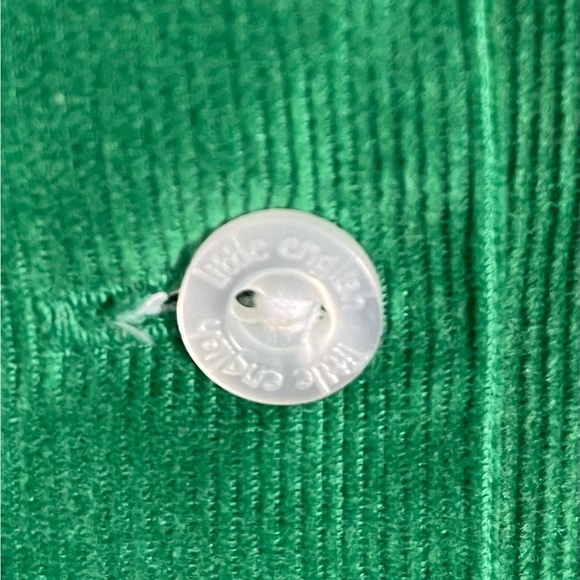 Little English Asymmetrical Jillian Dress - Nantucket Corduroy in Evergreen - Picture 4 of 5